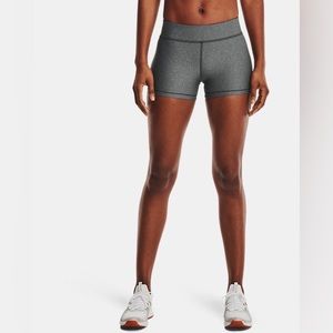 Under Armour HeatGear Mid-Rise Shorty, Charcoal Light Heather